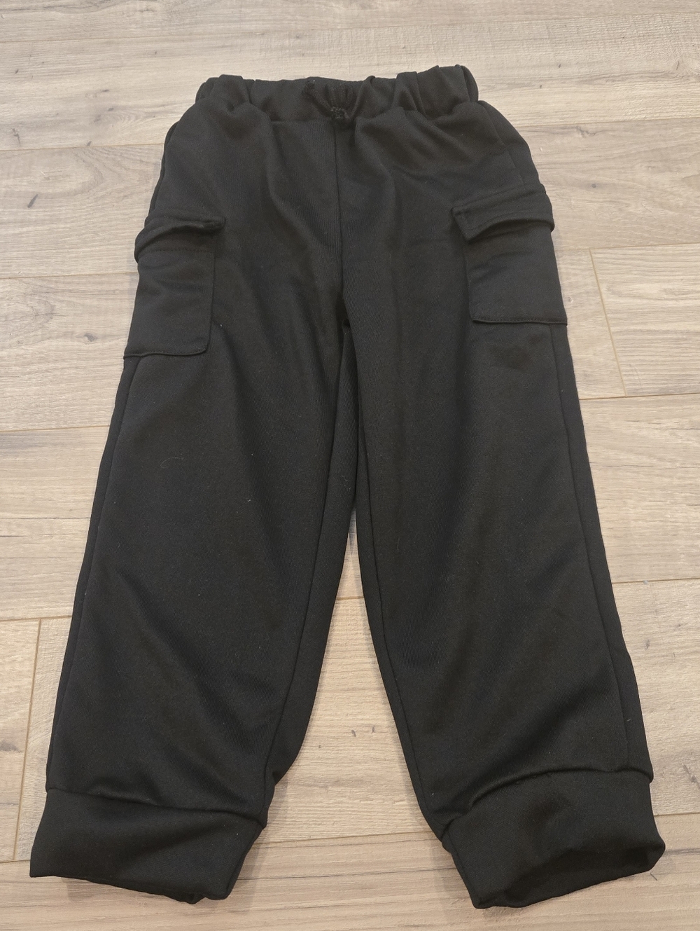 Boys Classic Black Cargo Pants Multipockets Size‎ 5Y